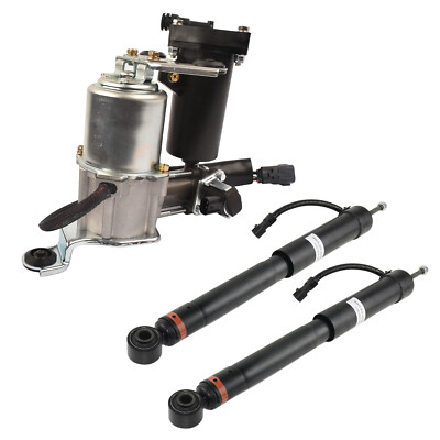 2X Hinten Luftfederbein ADS+Kompressor für Toyota Land Cruiser J12 Lexus GX470