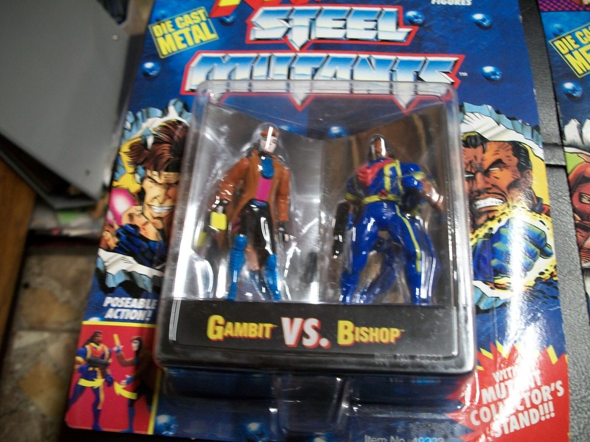 Marvel X-Men Steel Mutants 1994 Toy Biz Die-Cast Complete Set of 4