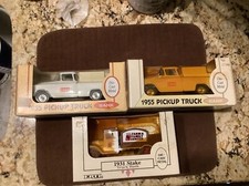 VINTAGE ERTL TRUE VALUE TRUCK BANK DIECAST BANKS LOT NEW IN BOX 3 Plastic Torn 1
