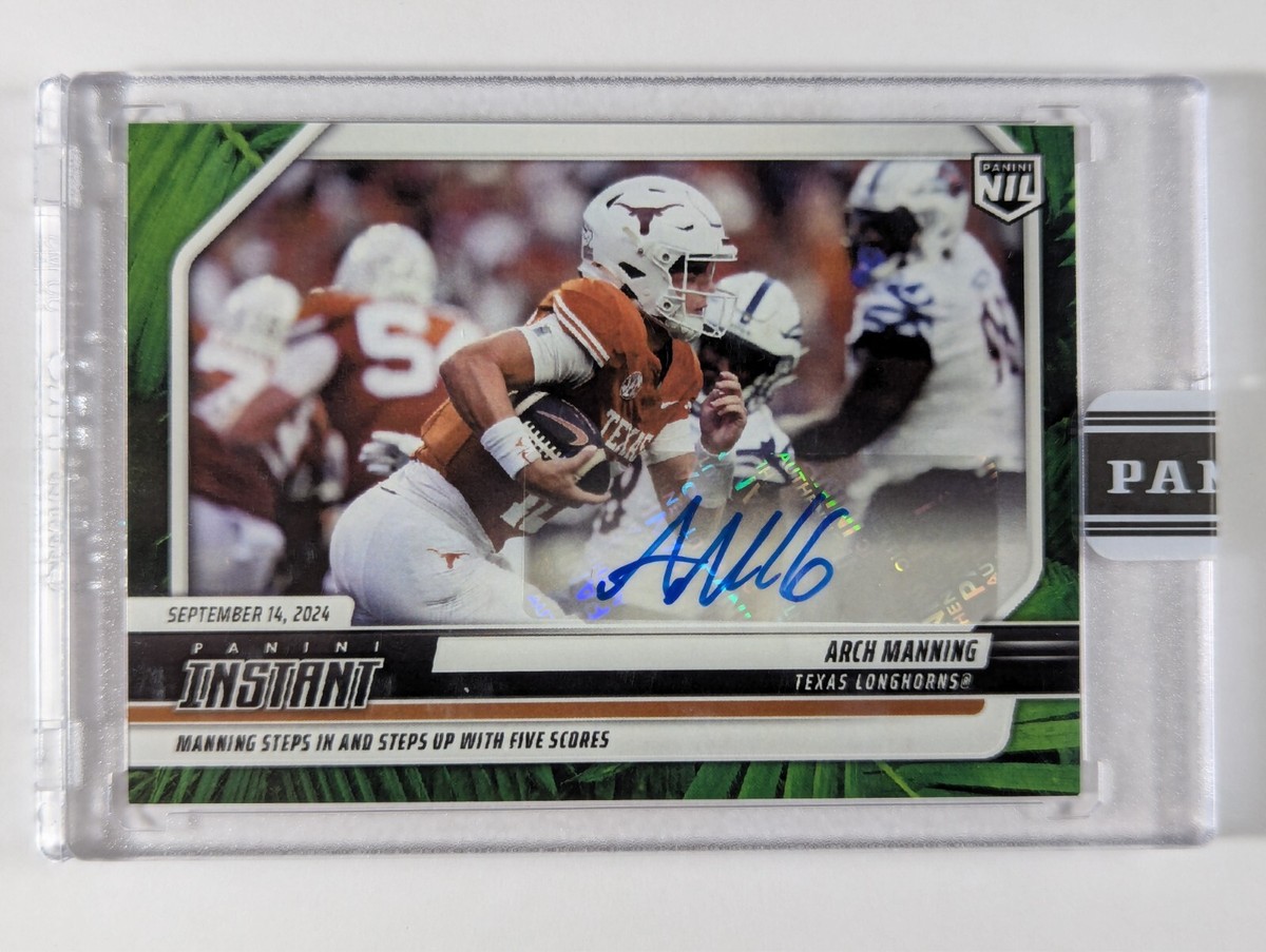Ama Rc Card PSA Graded Football Card 2024 Panini Instant Arch Manning Rookie Card # ...