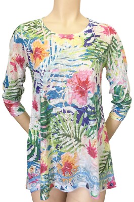 Hibiscus Tropical Flowers Soft n light Sublimation All Over Print 3T377