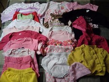 Lot of 25 pieces, girls 3-6 months clothing outfits.