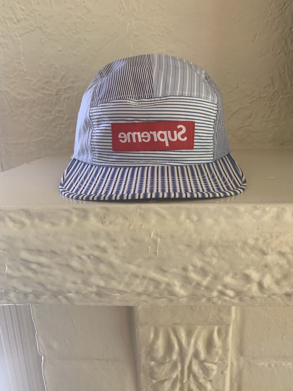 Supreme CDG Comme des Garçons Red S/S 2012 Camp Cap 5 Panel Hat Deadstock