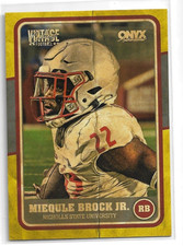 2025 Onyx Vintage Miequle Brock Jr. Nichols State University /125