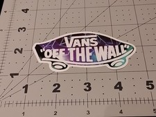Vans Off The Wall Purple Blue Logo Sticker Vinyl Decal Car Laptop Skateboard