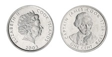 Cook Islands 1 Cent, 2003, KM #419, Mint
