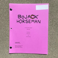 Bojack Horseman You Have Been Judged Episode Original 2016 Table Draft Script