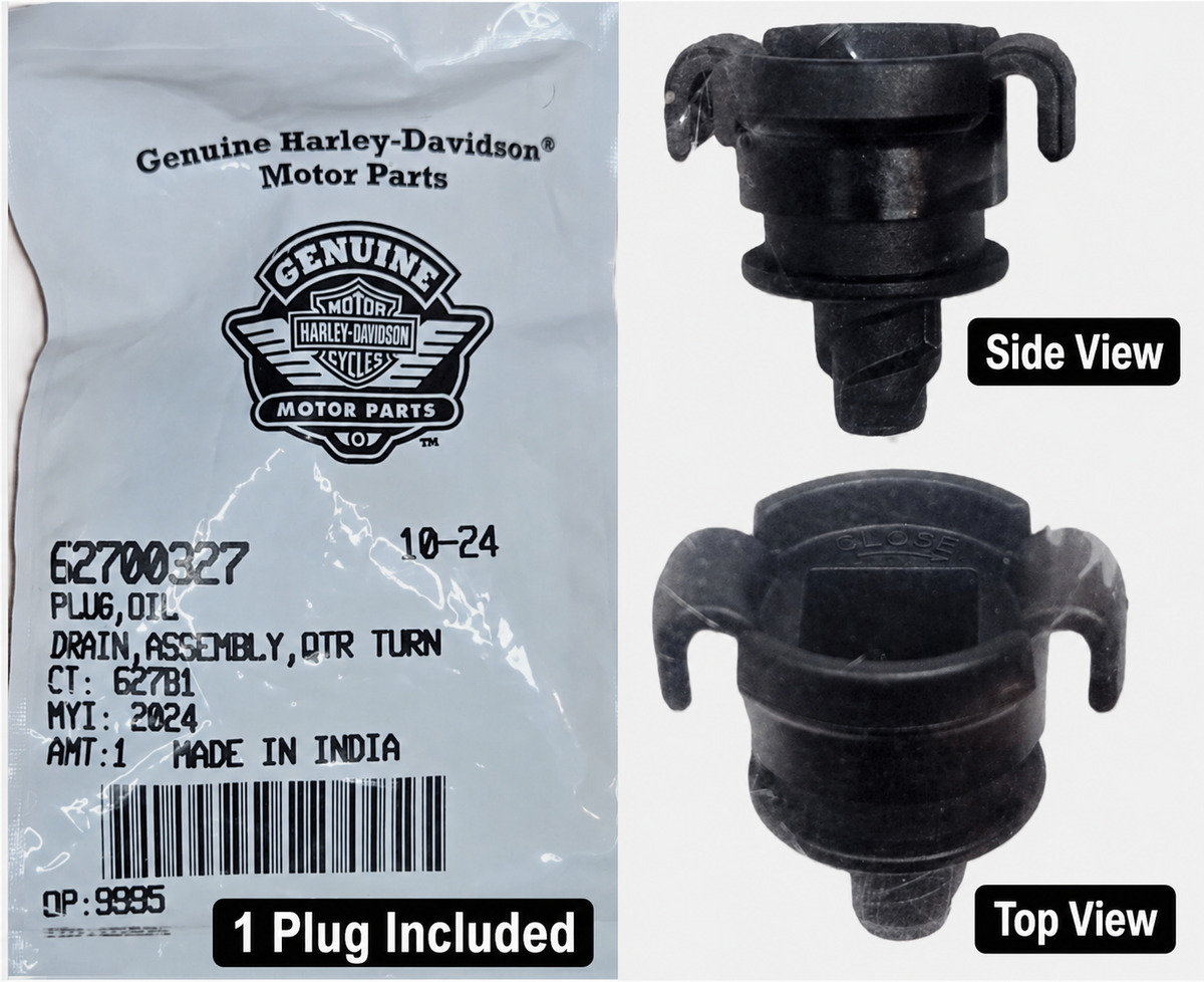 🦅Harley-Davidson CVO Road Glide Quarter Turn Oil Drain Plug