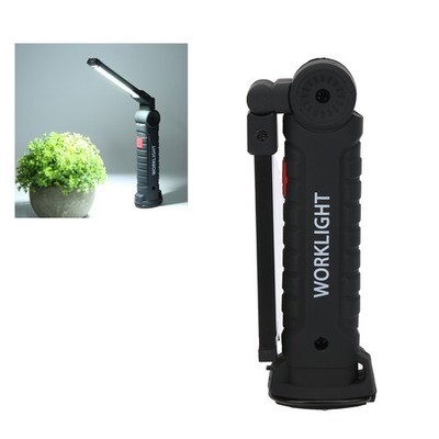Magnetic Foldable Lamp COB+LED White Work Maintenance Light Large Emergency SET