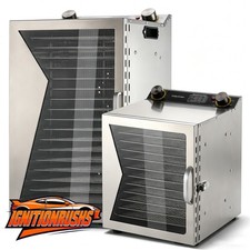 12 / 18 Trays Food Dehydrator Machine 304 Stainless Steel Fruit Meat Jerky Dryer