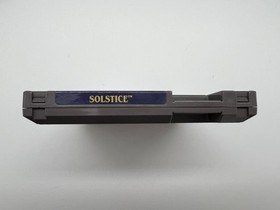 Solstice (Nintendo NES, 1990) - CIB w Poster - Authentic & Tested