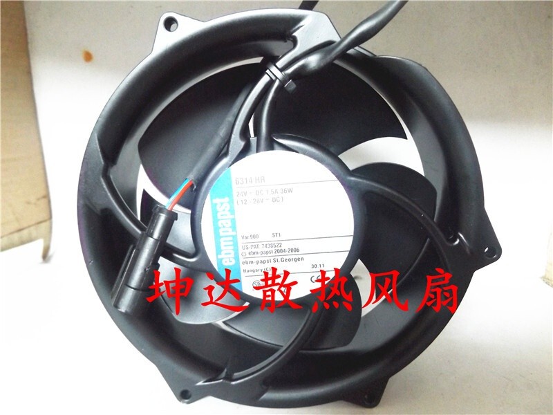 1 PCS for inverter cooling fan 17CM 24V 36W 6314HR 172×51mm 2 pin *yt