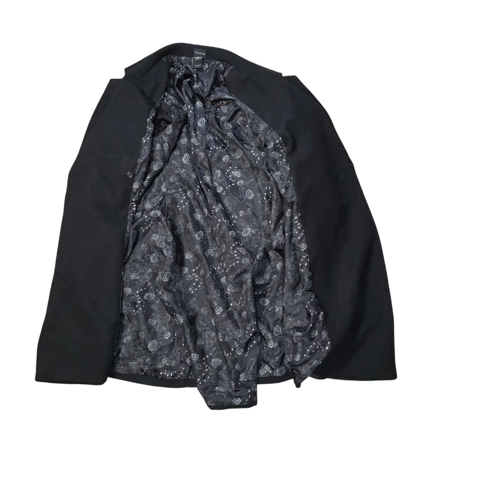 Abrigo tórrido Harry Potter Bellatrix con cordones lana poliéster para mujer talla 4X Goth Rock Foto 2 de 4