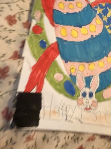 Corona coniglietto pasquale disegno fatto a mano - Foto 12 di 13