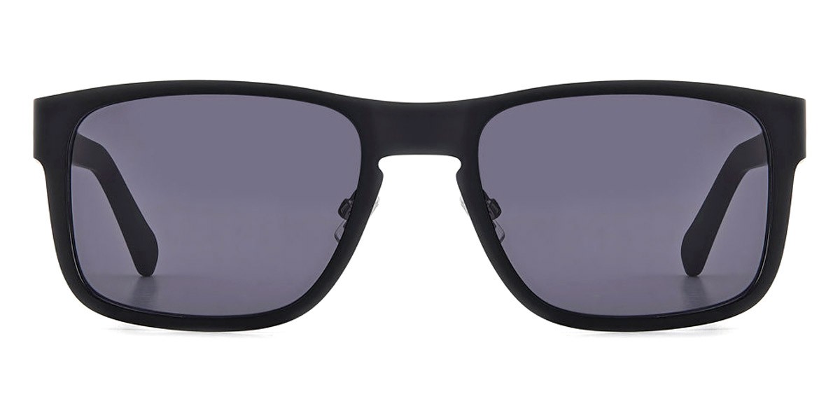 Солнцезащитные очки Fossil FOS 2156GS Мужские матово-черные Dark Ruthenium 56 мм 14590₽