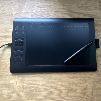GAOMON M106K Grafiktablet inkl. Stift, USB kabelgebunden, Schwarz