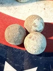 3 Dug Civil War 💥 🇺🇸 💣 Confederate 54 Cap Mississippi Rifle Ball Bulkets...