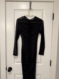 Agent Provocateur Laury Black Cover-up Dress UK10 Medium New without Tags