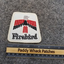 Vintage Firebird Patch Car Auto Pontiac 80s Stained AE5