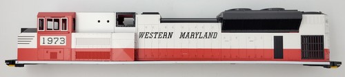 Carrocería locomotora diésel MTH 20-20142-1 Western Maryland sin moldura #1973 | Condition: New