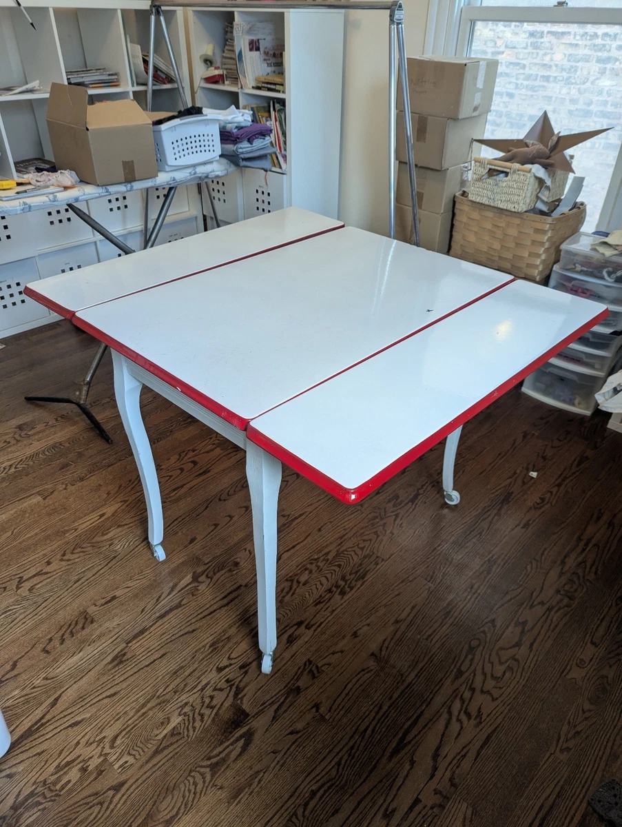 赤白　テーブル United States Enamel White Antique Tables for sale | eBay