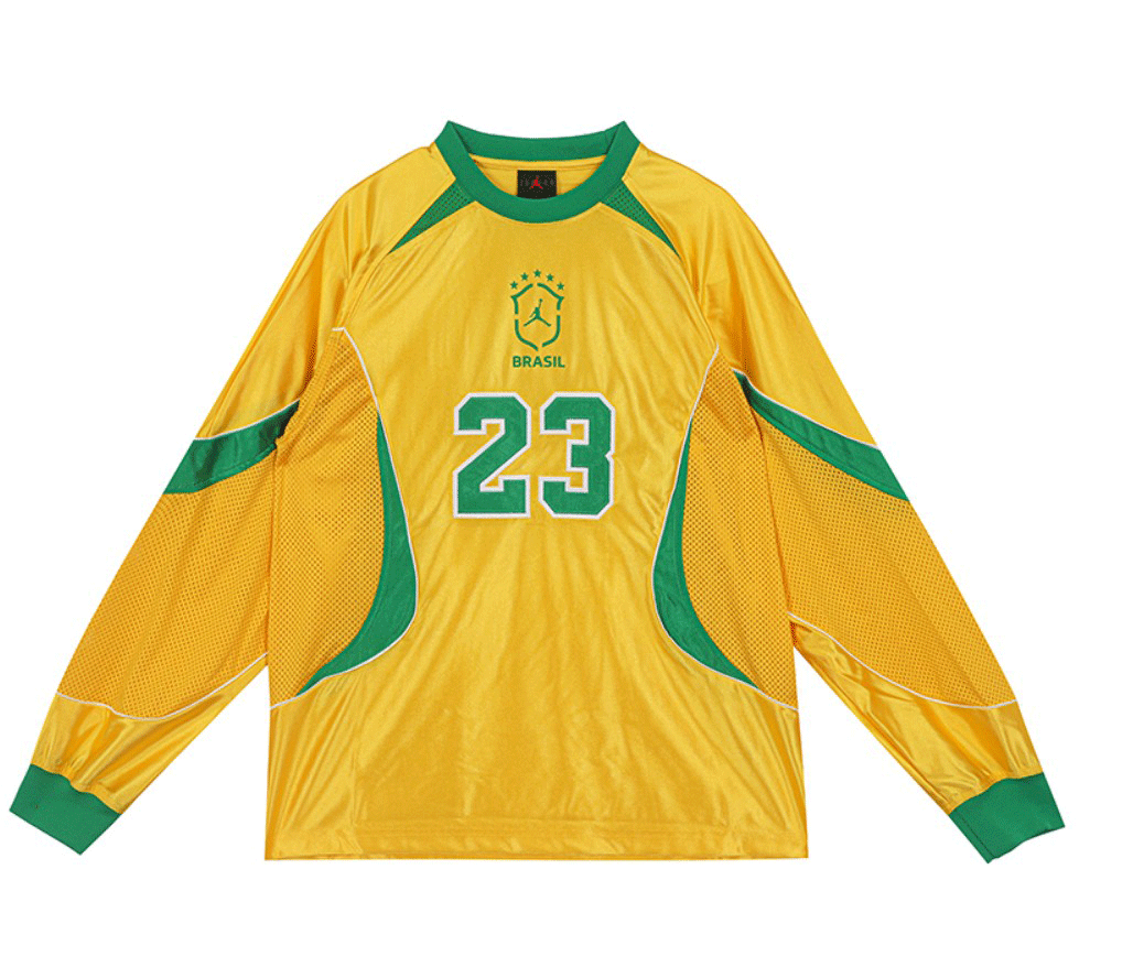 Nike Brazil X Jordan Goalkeeper Top IF3900-741 | eBay