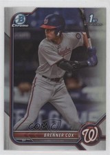 2022 Bowman Draft Chrome Refractor Brenner Cox #BDC-196 19r6