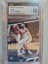 Zion Williamson 2019-20 Chronicles Prestige Rookie Card #60 CSG 10 RC 