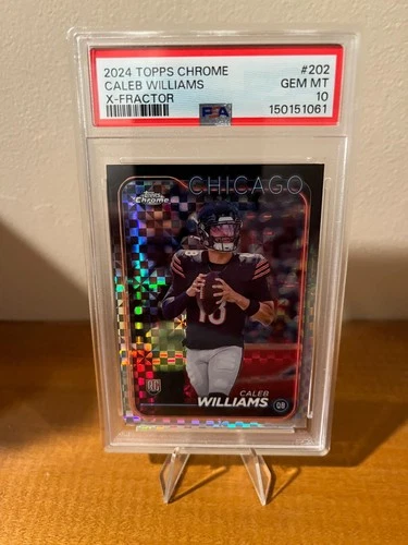 2024 Topps Chrome - Rookies Caleb Williams #202 X-Fractor (RC) PSA 10