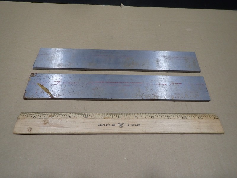 1/4" Starrett 02 Flat Ground Tool Steel  1/4"x 2"x12 (2) Knifemaking