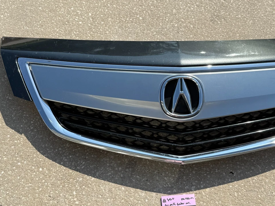 Conjunto de parachoques delantero Acura TL 2012-2014 OEM parrilla superior grafito brillo MET Foto 3 de 4