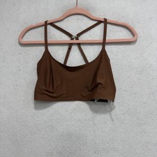 Abercrombie Fitch comfort bra Top Womens Medium Brown Bralette Adjustable