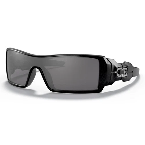 OAKLEY OO9081-26203 OIL RIG POLISHED BLACK IRIDIUM POLARIZED SUNGLASSES NEW