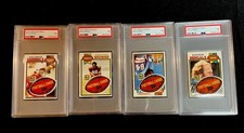 4-1979 TOPPS FOOTBALL CELLO PACKS PSA 7 Lot - Earl Campbell RC ? Just Graded