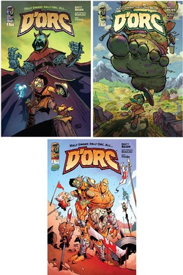 D'ORC #2 (A,B,C VARIANT COMIC SET)(BRETT BEAN, RILEY ROSSMO, INVINCIBLE) IMAGE
