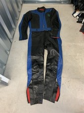 Motorrad Lederkombi Harro Im  Vintage-Stil der 1980er Jahre Guter Zustand Gr98