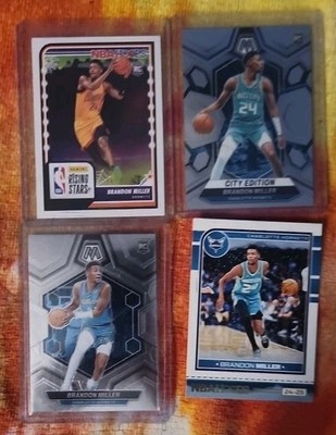 Brandon Miller 4 Card 3 Rookie Card Lot!