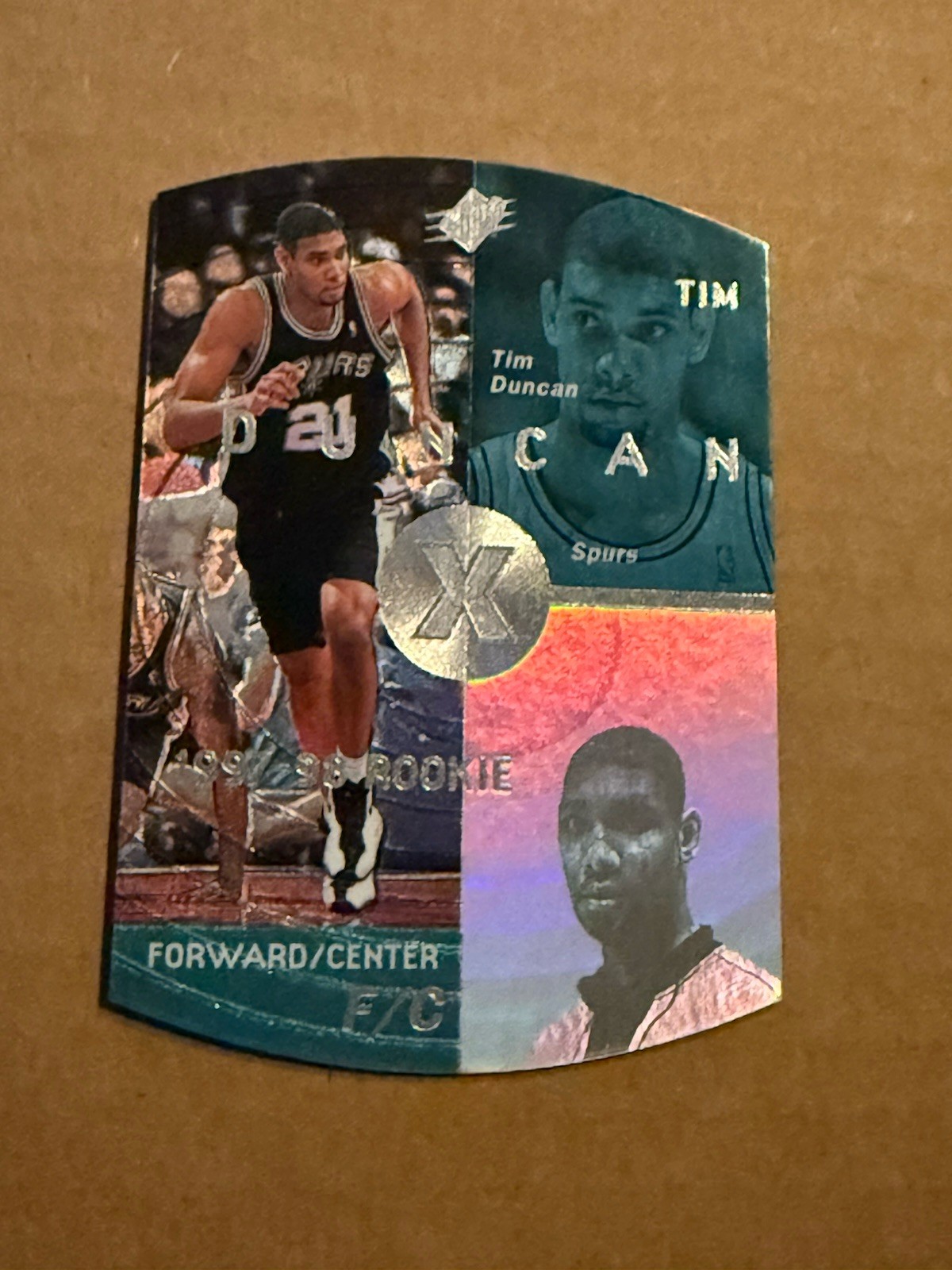 1997-98 UD SPX #37 Tim Duncan Rookie San Antonio Spurs NMT MINT NBA HOF Star