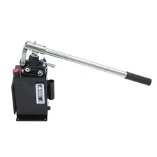 2.7 CID Hydraulic Hand Pump With Valve Double Acting Cylinder 0.75Gal