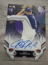 2019 Topps High Tek Autographs Trent Thornton #HTA-TTH Purple /99