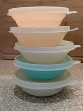  Vintage 5 Tupperware Wonderlier Small Pastel...