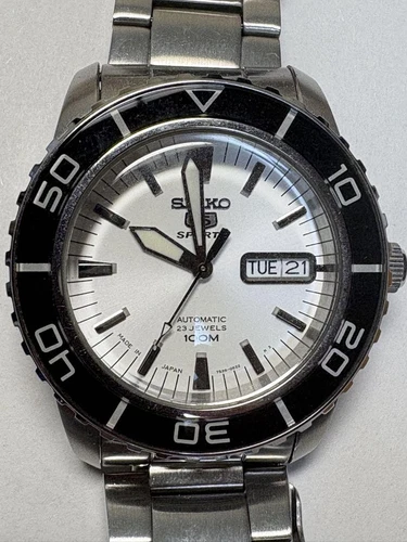 SEIKO SNZH51 J1 White Old Seiko 5 Made in Japan Complete with accessori #QYKSMS