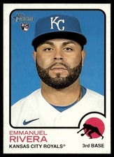 2022 Topps Heritage Emmanuel Rivera Rookie Kansas City Royals #192