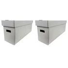 2 Long Comic Book Box • Comic Storage Boxes Holds 200–225 Comics Box Woodhaven