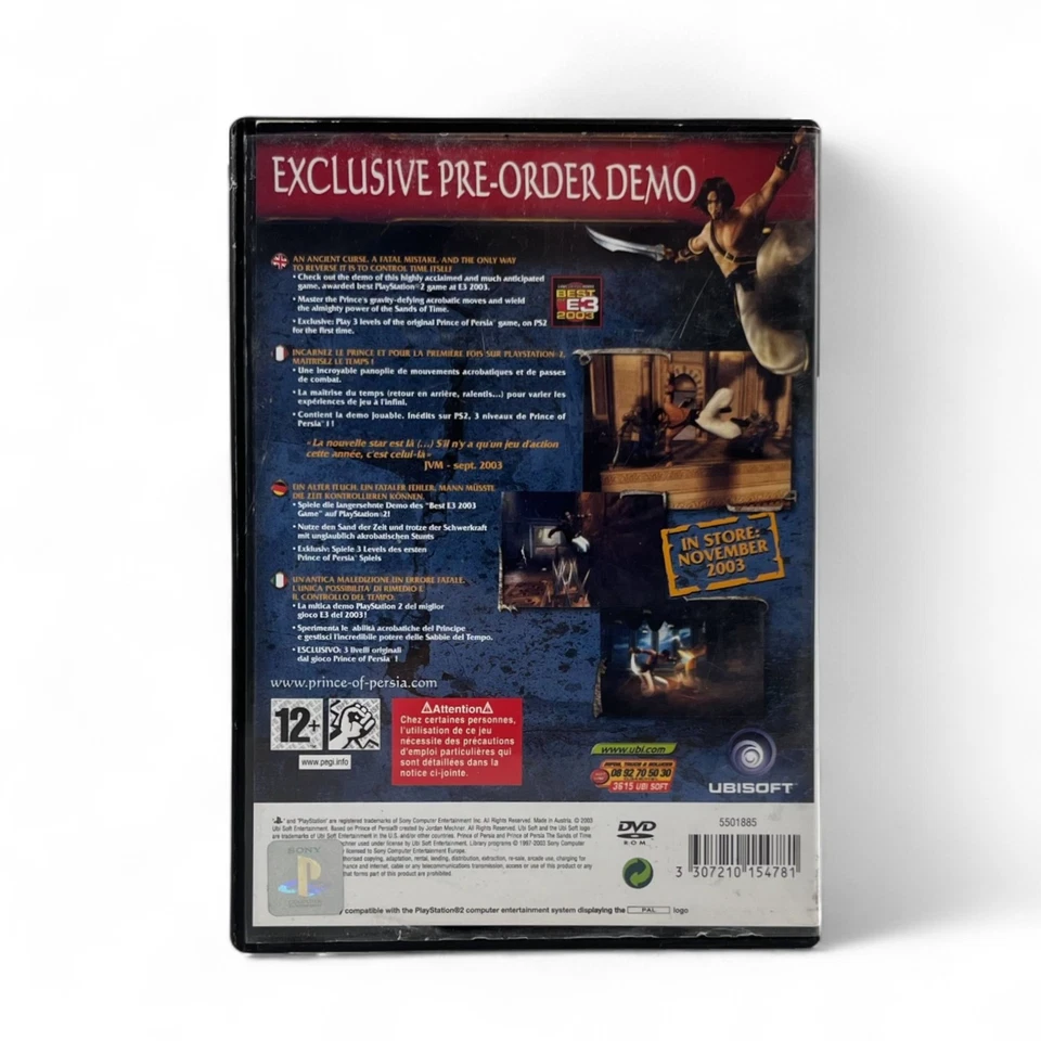 PS2 / Sony Playstation 2 - Prince of Persia: The Sands of Time Demo mit OVP - Bild 2 von 2