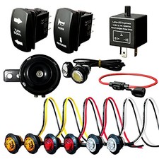Universal ATV UTV SXS Street Legal Kit with Rocker Switch Turn Signal Light