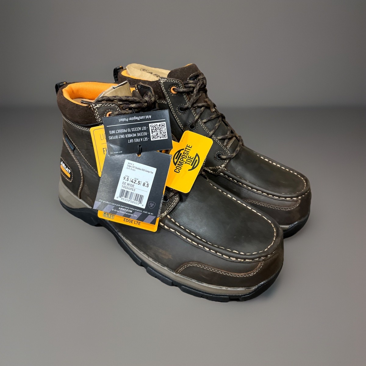 Ariat 10024953 Men Edge LTE Chukka H2O Comp Toe Dark Brown  display picture 2