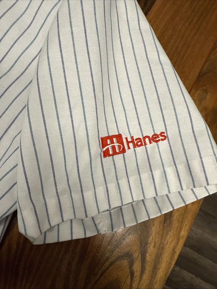 Camisa Hanes Vintage Hombres 17 1996 Juegos Olímpicos de Atlanta Manga Corta Rayas XL Deportes Foto 4 de 4