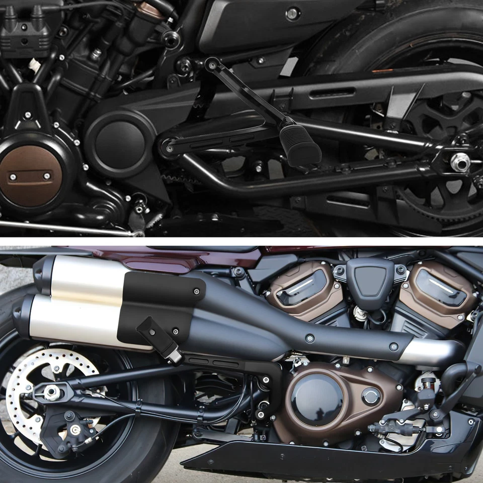 Soporte reposapiés trasero pasajero apto para Harley Sportster S RH1250S 21+ Foto 3 de 4