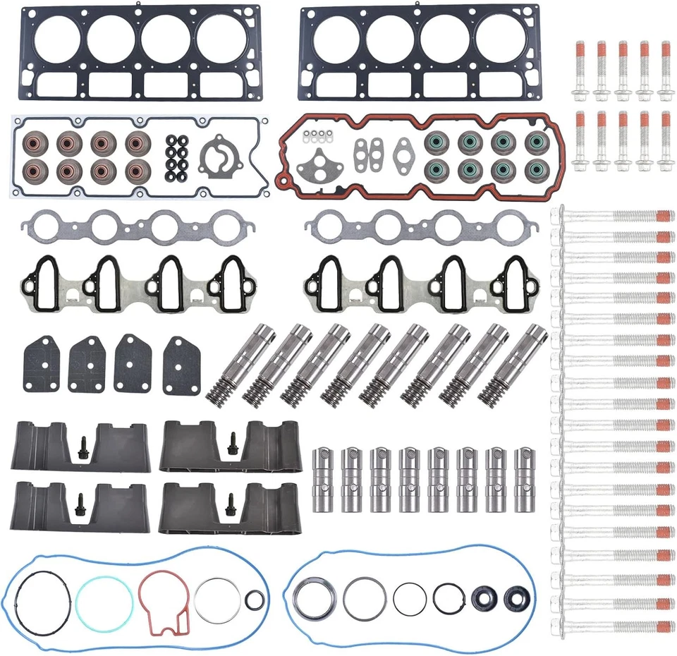 AFM Lifter Camshaft Lifters Kit Head Gaskets Bolts Set for 07-14 Chevy GMC 5.3L Foto 4 de 4